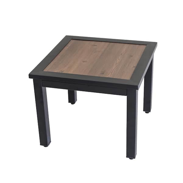 Patio Festival Square Metal Outdoor Side Table