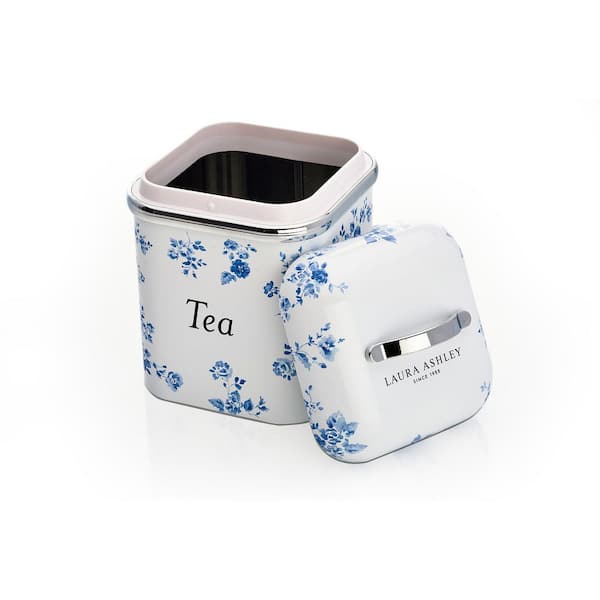 LAURA ASHLEY - イマン　ホーロー　トタン缶　ローズ LAURA ASHLEY - イマン ホーロー トタン缶 ローズの通販 by
