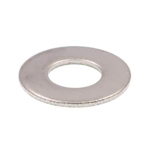 5/16 in. x 3/4 in. O.D. Grade-18 to Grade-8 Stainless Steel Flat Washers SAE (25-Pack)