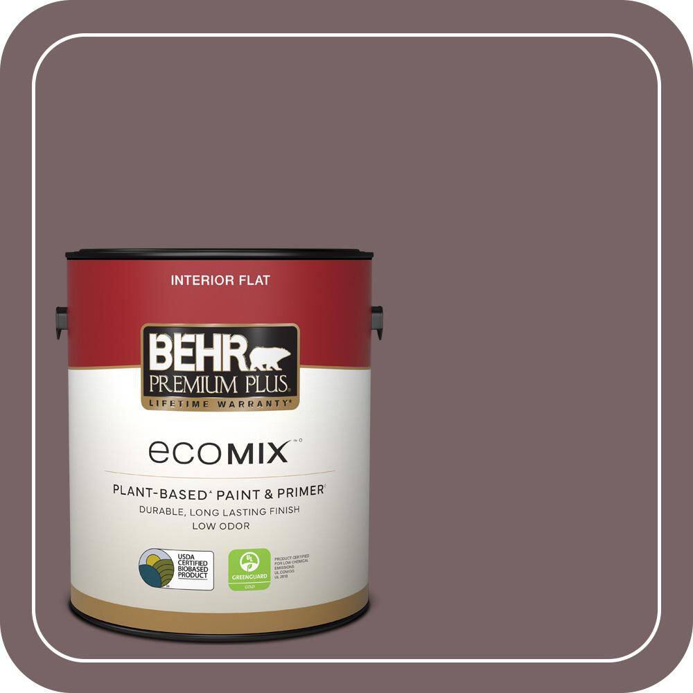 1 gal. #PPU1-03 Tibetan Temple Flat EcoMix Plant-Based Interior Paint & Primer price history on PriceWatchPro