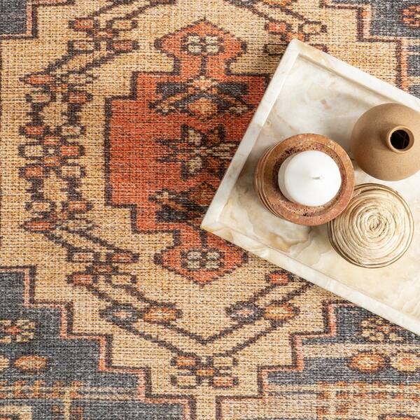 nuLOOM Maureen Modern Shag Beige 5 ft. x 8 ft. Area Rug