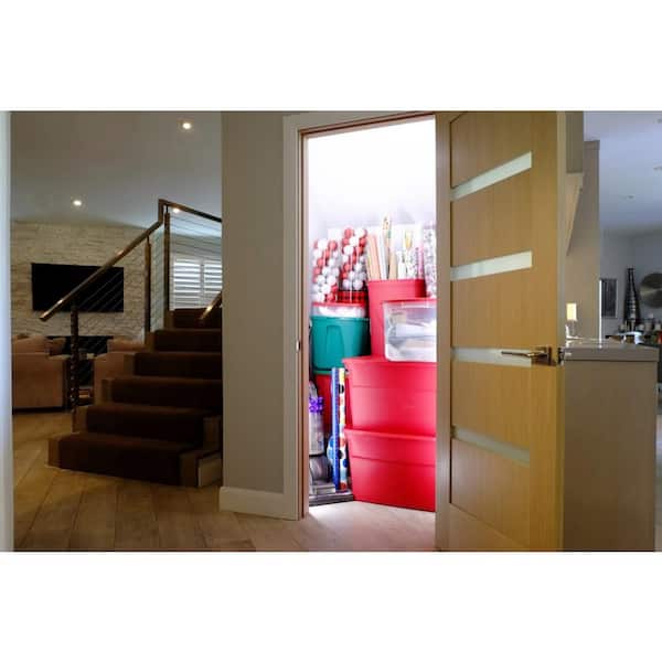 7.5 in. Battery Operated LED White Motion Sensor 35-WH Rechargeable w/Remote Cool White Ceiling Fixture Light (4-Pack)