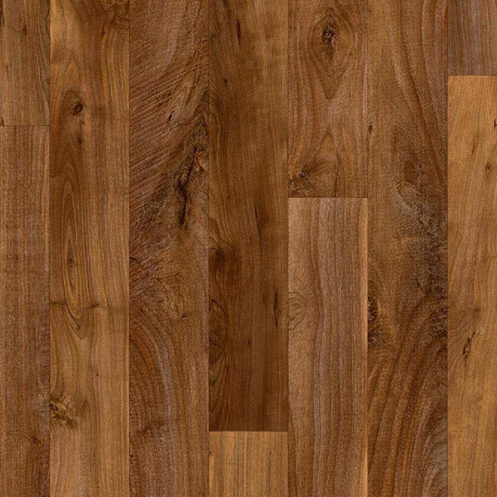 Mohawk Sawyer Brown Wood Residential Vinyl Sheet Flooring 13 2ft Wide X Cut To Length U6580 004c714p158 The Home Depot Mohawk Sawyer Brown Wood Residential
