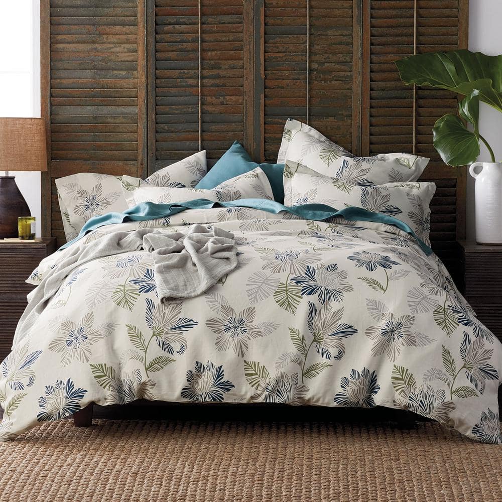 floral linen duvet cover