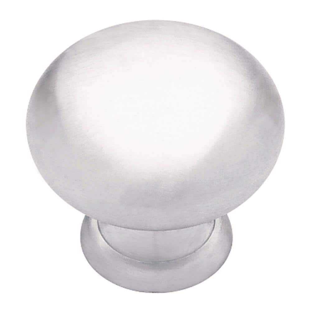 Halifax 1-3/16 in. (30 mm) Satin Chrome Round Cabinet Knob