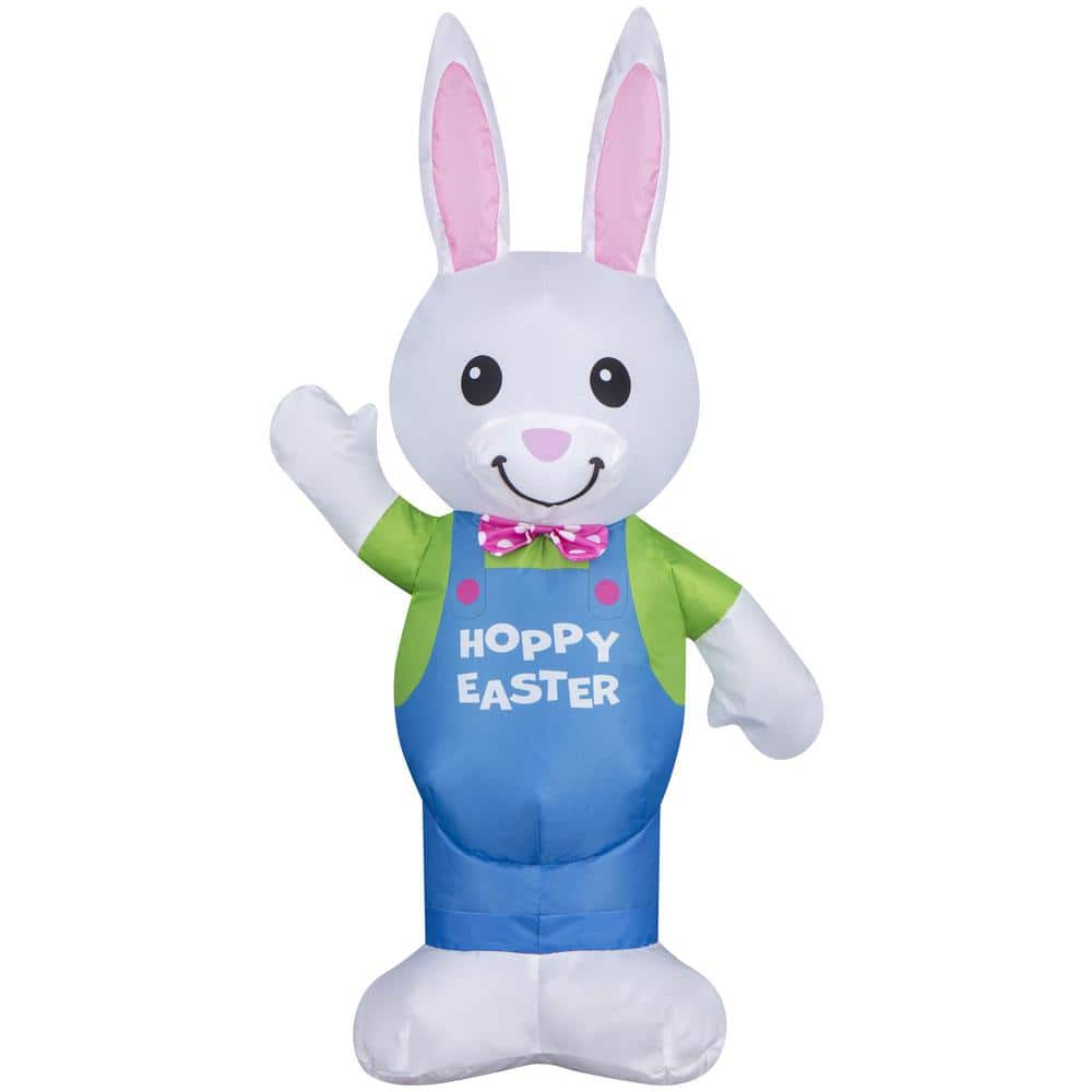 24 in. Tall Airdorable Airblown-Easter Bunny G-440746 - The Home Depot