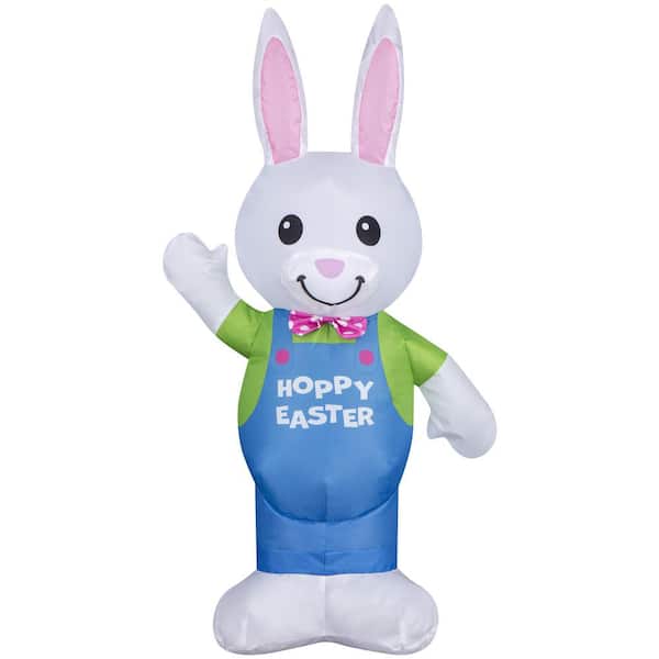 Unbranded 24 in. Tall Airdorable Airblown-Easter Bunny
