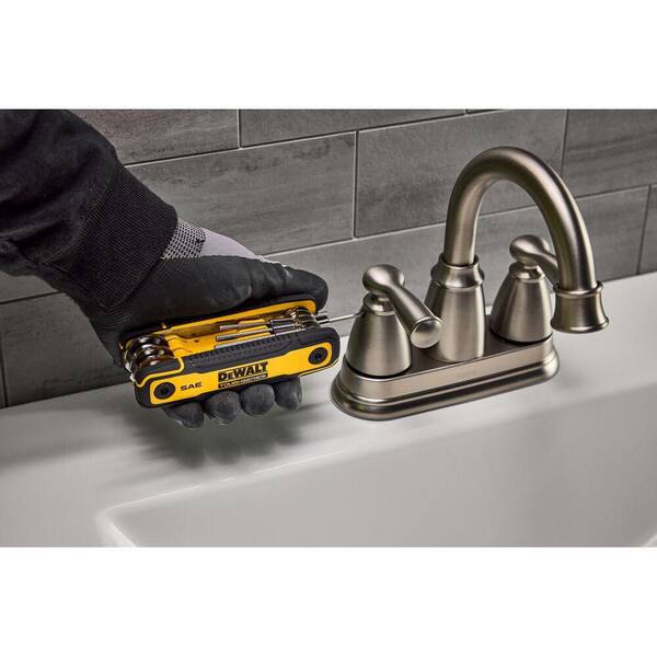 DEWALT TOUGHSERIES SAE Folding Locking Hex Key Set (8-Piece