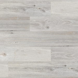 Vancouver White 8 in. x 26 in. Glazed Porcelain Antislip Floor Tile (12.92 sq. ft./case)