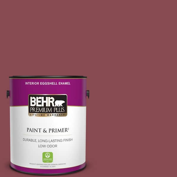 BEHR PREMIUM PLUS 1 gal. #ICC-83 Currant Jam Eggshell Enamel Low Odor Interior Paint & Primer