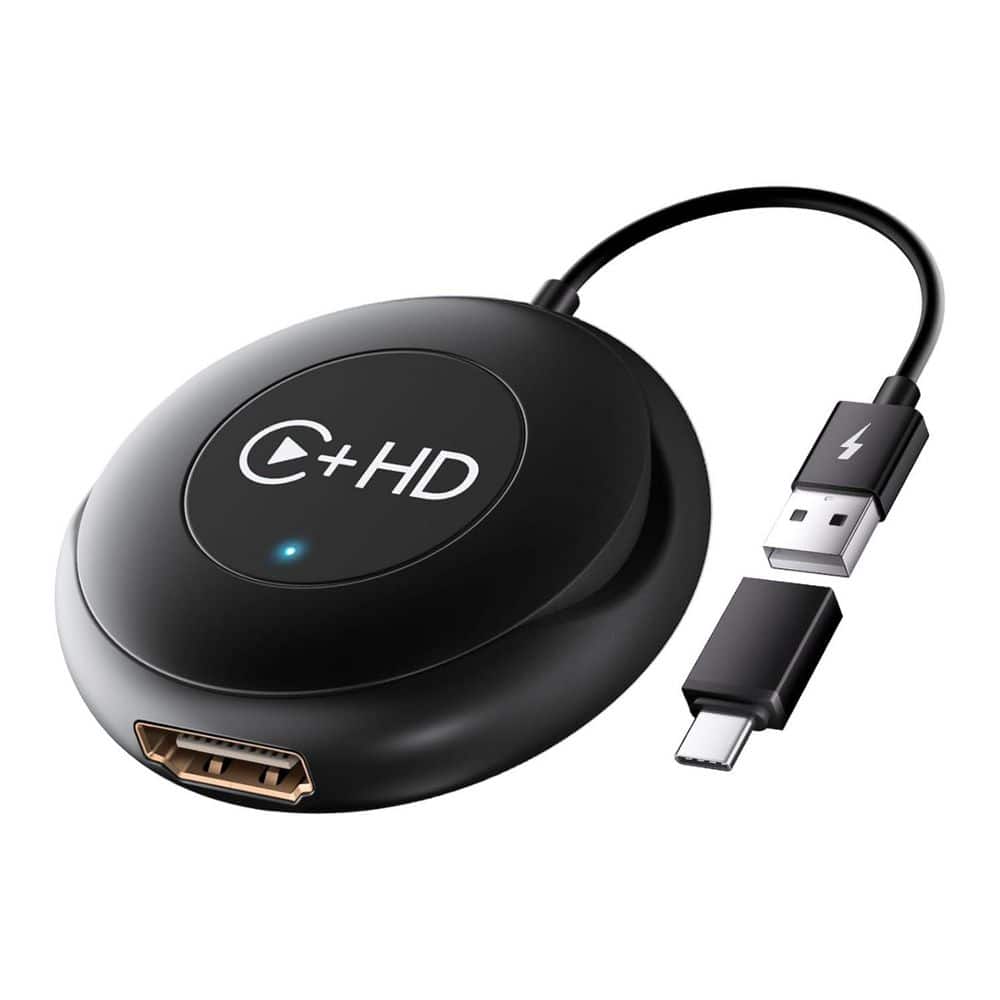 Wireless CarPlay Adapter HDMI Multimedia Converter for Cars w/ Factory Wired CarPlay from 2016 Plug and Play 2 in 1 price history on PriceWatchPro