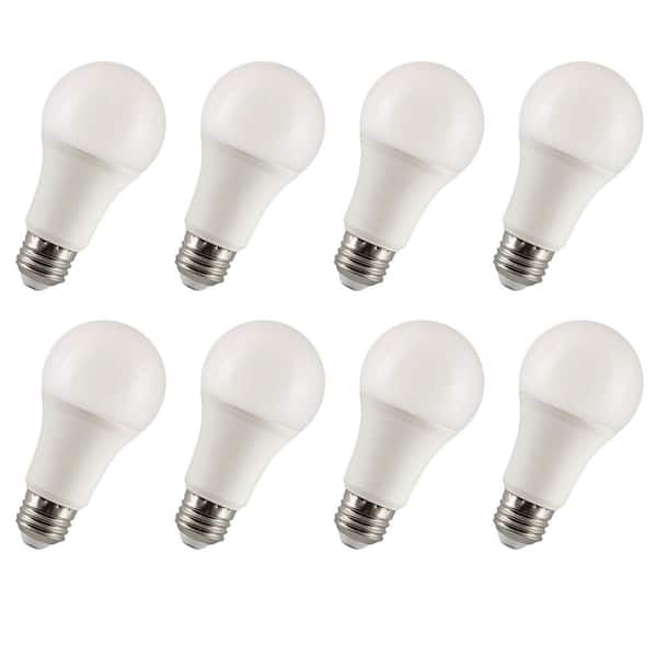 60-Watt Equivalent A19 Dimmable CEC Title 20 Compliant ENERGY STAR 90+ CRI E26 LED Light Bulb, Daylight 5000K (8-Pack)