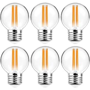 60-Watt Equivalent G16.5 Household Indoor LED Light Bulb in Warm White (6-Pack)