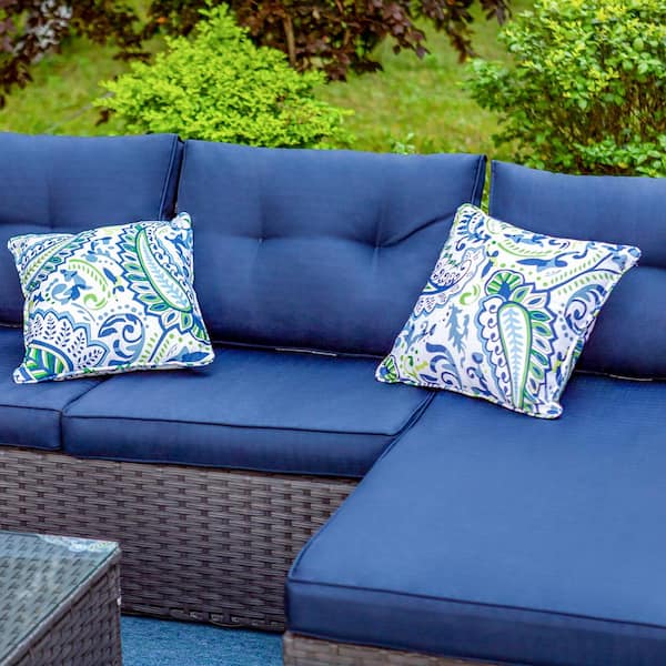  PHI VILLA Patio Sectional Clearance Manual Weaving