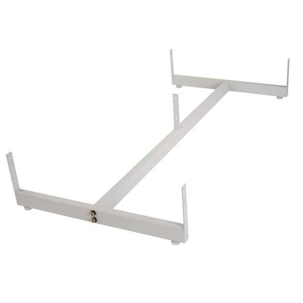 Econoco 50 in. L x 25 in. W White Grid Panel Gondola Base