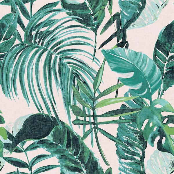 OhPopsi Grover Green Palmera Wallpaper Sample