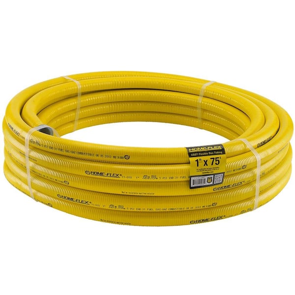 HOME-FLEX 1 in. CSST x 75 ft. Corrugated Stainless Steel Tubing