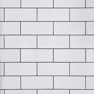 Falkirk McGowen IV White Tiles Industrial Vinyl Peel and Stick Wallpaper (Covers 20 sq. ft.)
