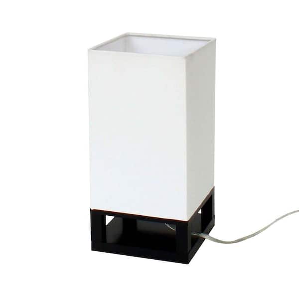 Adesso 14 in. Black Table Lantern