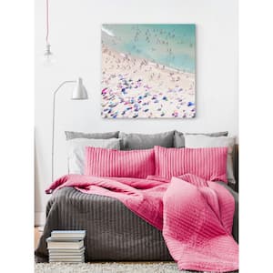 24 in. H x 24 in. W "Beach Love II" by Ingrid Beddoes Printed Canvas Wall Art