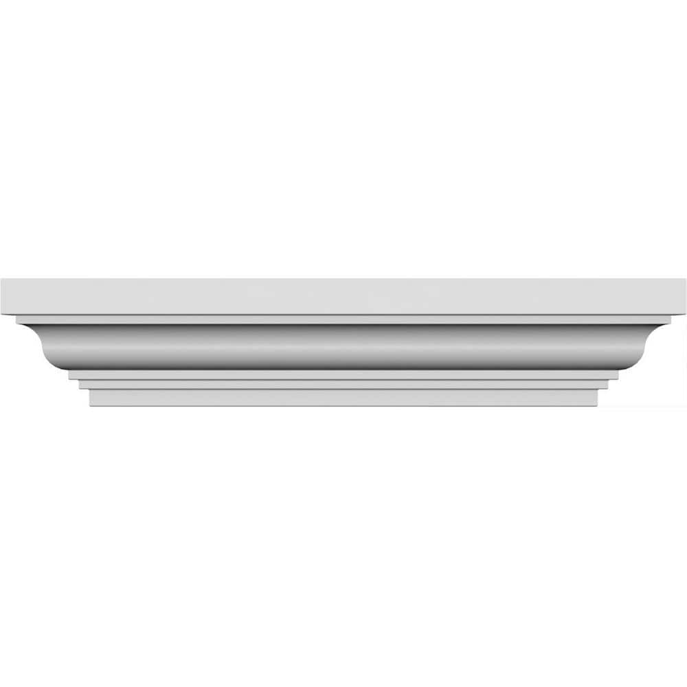 Ekena Millwork 117  Bottom Width x 123  Top Width x 4 1/2 H x 1/2 P Classic Crosshead