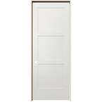 JELD-WEN 36 In. X 96 In. Birkdale White Paint Right-Hand Smooth Solid ...