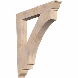 5.5 in. x 48 in. x 48 in. Douglas Fir Imperial Traditional Smooth Bracket