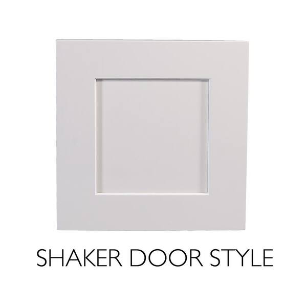 Design House - Brookings Plywood Ready to Assemble Shaker 24x30x12 in. 1-Door Blind Wall Kitchen Cabinet in Espresso