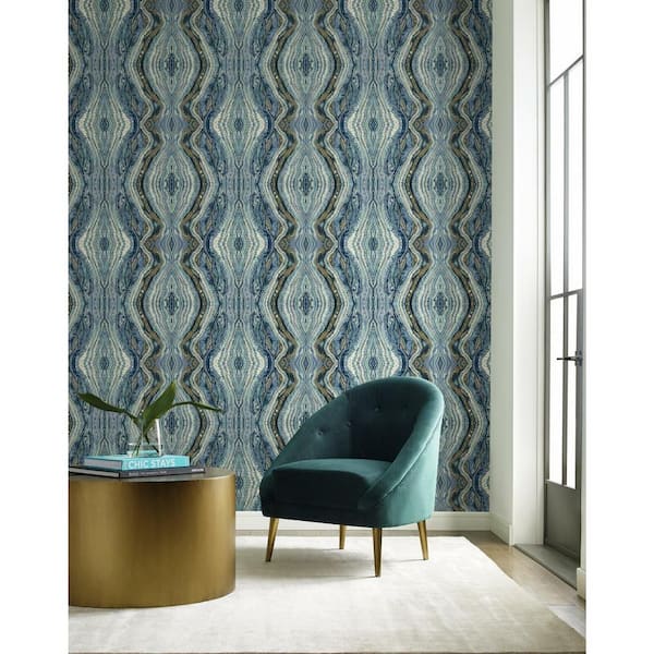 45 sq. ft. Kaleidoscope Premium Peel And Stick Wallpaper