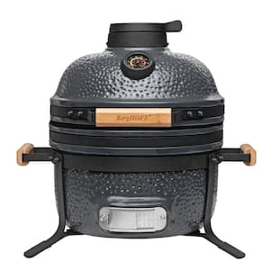 20.5" Ceramic Portable Charcoal Grill in Blue