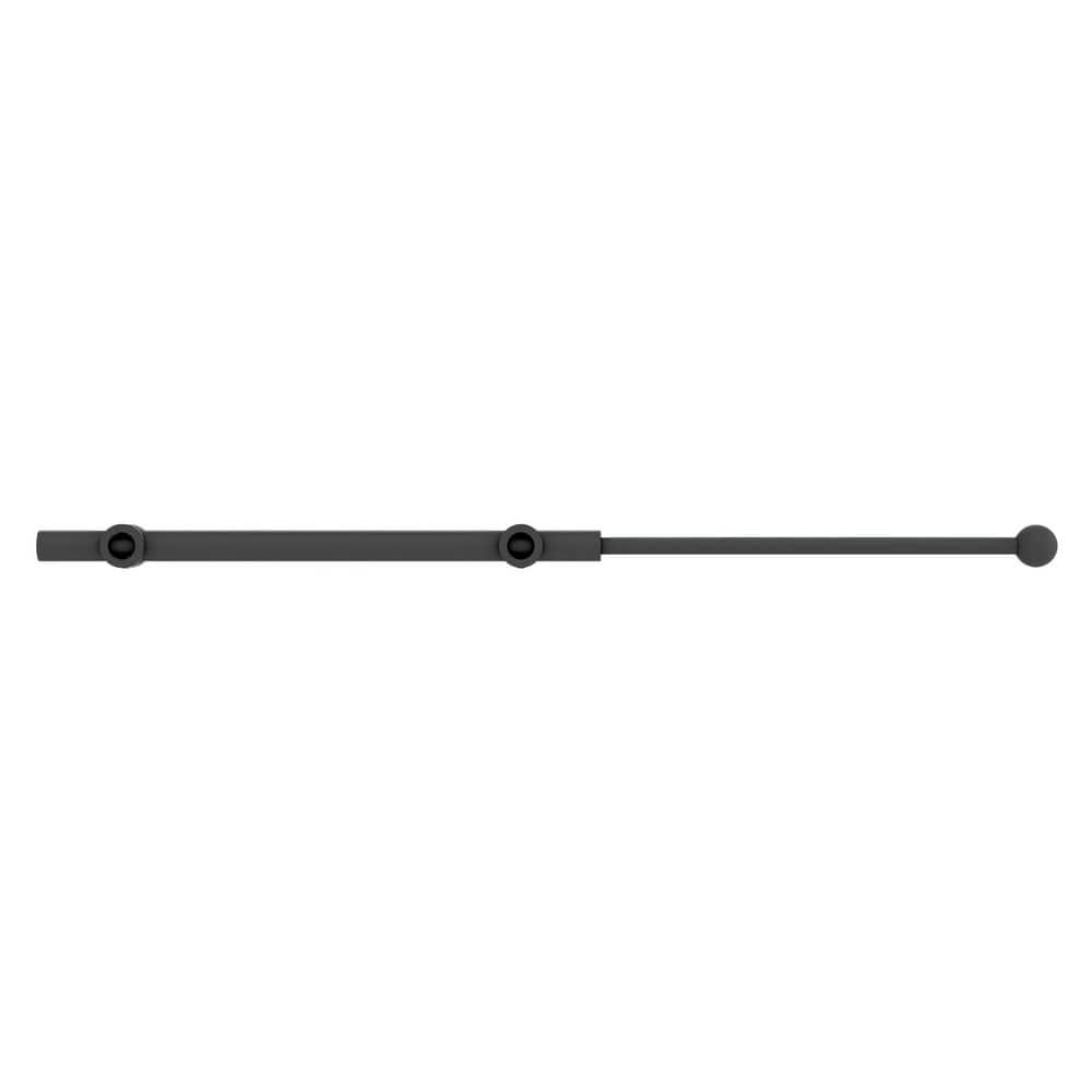 Matte Black Sliding Valet Rod for Custom Closets