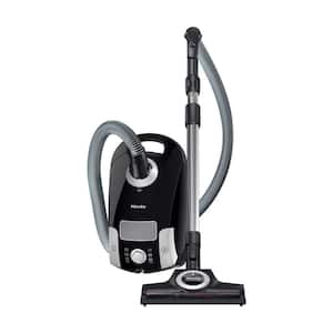 Compact C1 TurboTeam Bagged Corded MultiSurface in Black, Canister Vacuum