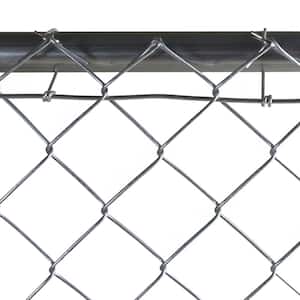 170 ft. 9-Gauge Galvanized Chain Link Fence Black Tension Wire
