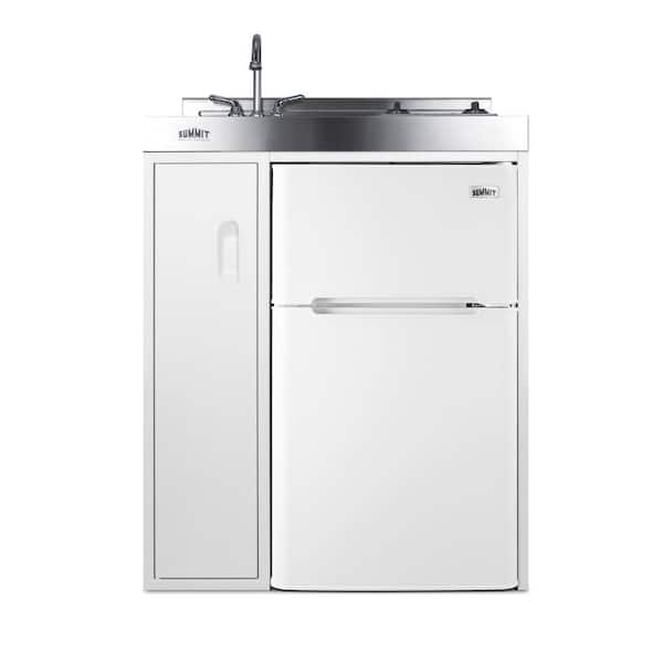 Summit Appliance All-In-One Combo Kitchens 3.2 Cubic Feet cu. ft. Mini  Fridge with Freezer Kitchenette & Reviews