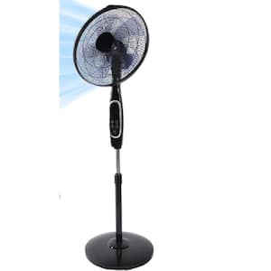 Advanced 16 in. Stand Fan with Remote Control, 3 Speeds, 45° Oscillation, Other Refrigerator (1-Pack)