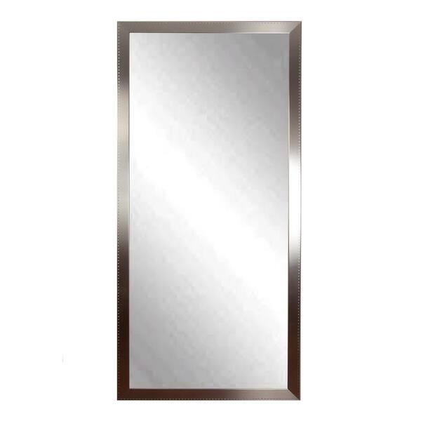 BrandtWorks Oversized Silver Modern Mirror (64 in. H X 30 in. W)
