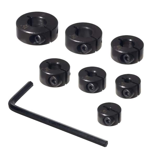 5/8 inch BLACK Dog Collar Hardware sets 2, 5, 10, 25, 50, 100