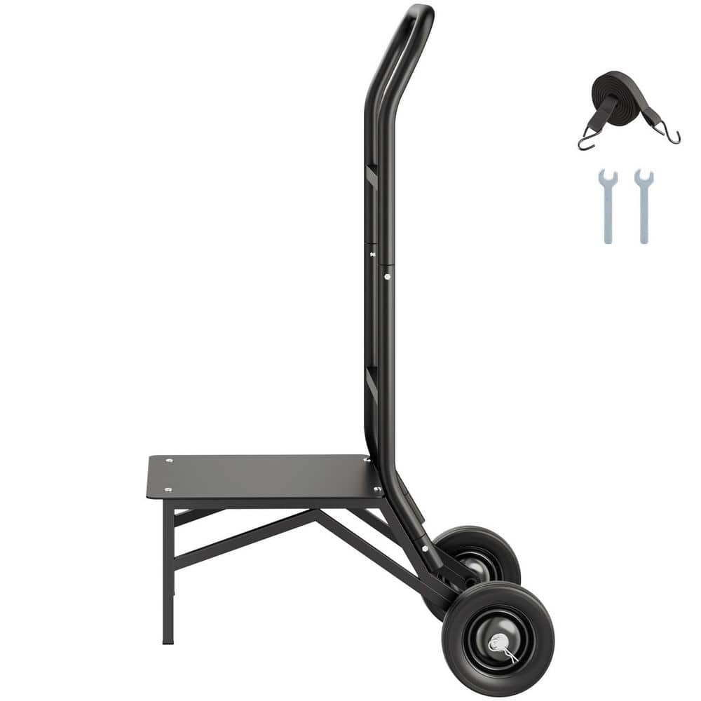 Folding Chair Rack, 150 lbs. Capacity Chair Cart for 10-Chairs, Heavy-Duty Metal Storage Dolly with Rubber Wheels, Black price history on PriceWatchPro