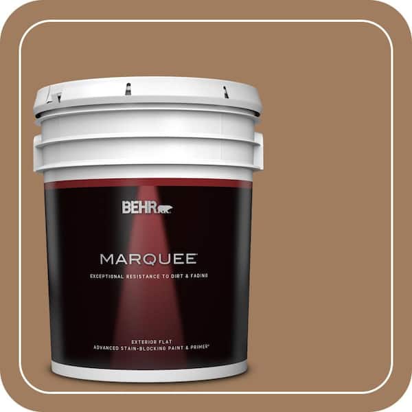 BEHR MARQUEE 5 gal. #MQ2-11 Outdoor Land Flat Exterior Paint & Primer