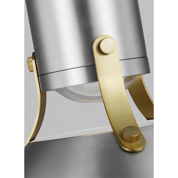 Brynne 14-Watt Integrated LED Burnished Brass Pendant