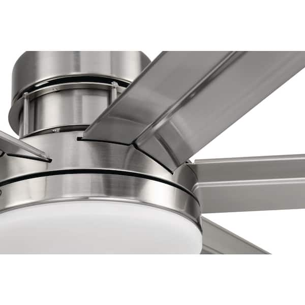 CRAFTMADE Mondo 80 in. Indoor Brushed Nickel Ceiling Fan and 