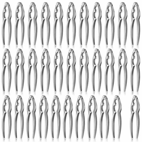 32-Piece Heavy Duty Zinc Alloy Crab Crackers and Tools Set, Nut and Seafood Opener, Rustproof, Dishwasher Safe