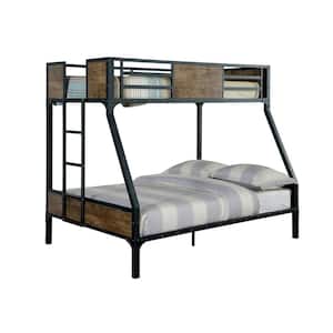 Clapton Black Twin/Full Bunk Bed