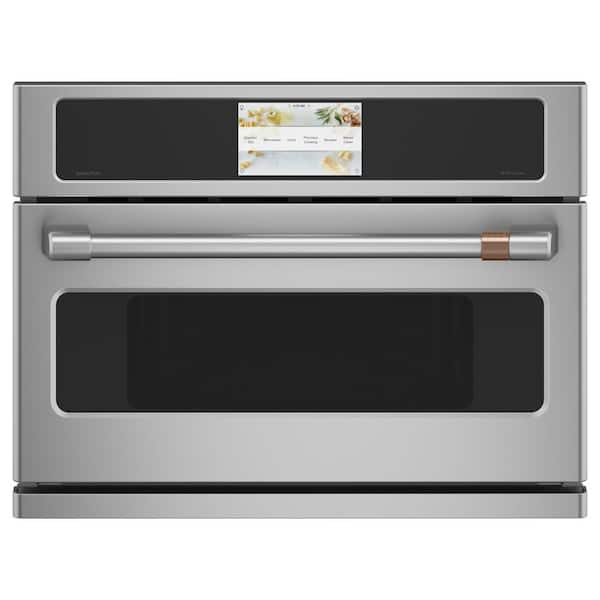 27 in Wide 1.7 cu ft Smart Electric Wall Oven and Microwave Combo with 120V Advantium Technology in Stainless Steel