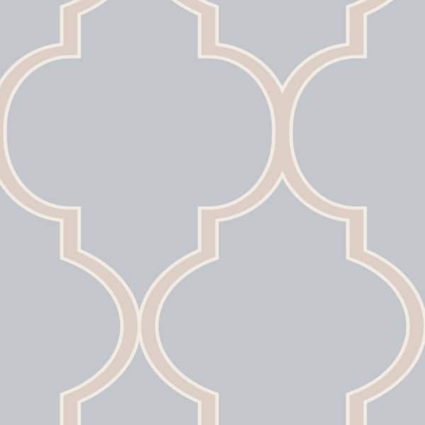Unbranded Moroccan Cool Dark Grey Peel and Stick Vinyl Wallpaper