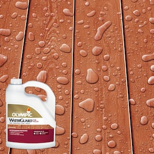 WaterGuard 1 gal. Sequoia Red Semi-Transparent Exterior Wood Stain and Sealer
