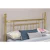 Hillsdale 1038 Chelsea Queen Headboard without Bed Frame, Classic Brass :  : Home