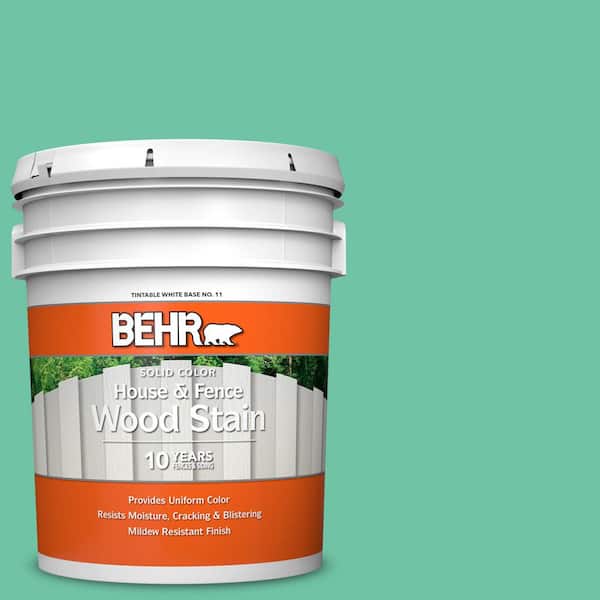BEHR 5 gal. #P420-4A Gem Silica Solid Color House and Fence Exterior Wood Stain
