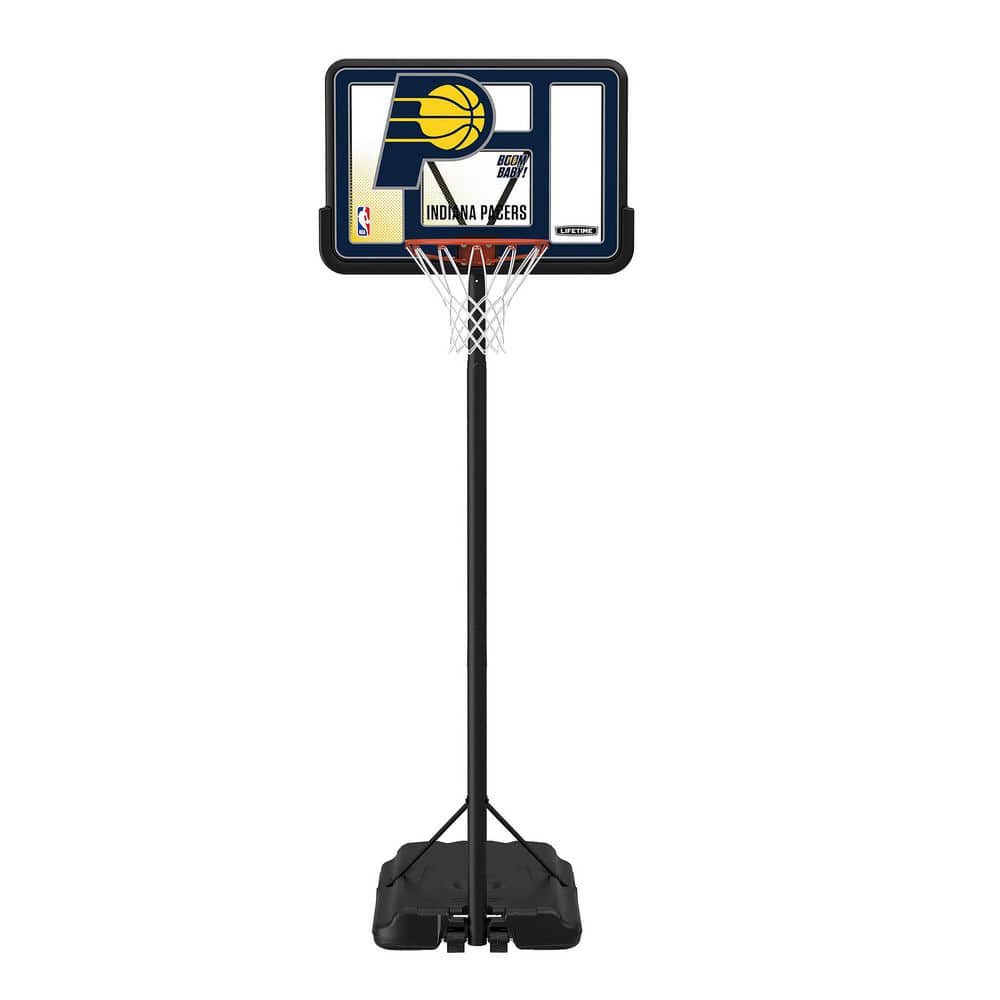 "NBA Indiana Pacers 44"" Portable Basketball Hoop with Wheels-7.5 to 10 Ft Adjustable Height" price history on PriceWatchPro