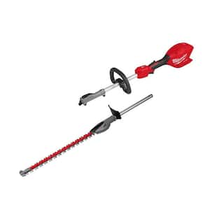 M18 FUEL 18V Brushless Cordless Battery Powered QUIK-LOK Power Head with Hedge Trimmer Attachment